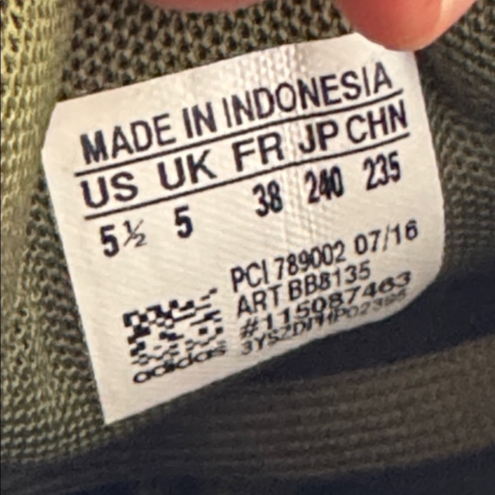 Adidas Originals Superstar olive Green Suede Shoes GS 5.5 - Picture 13 of 13